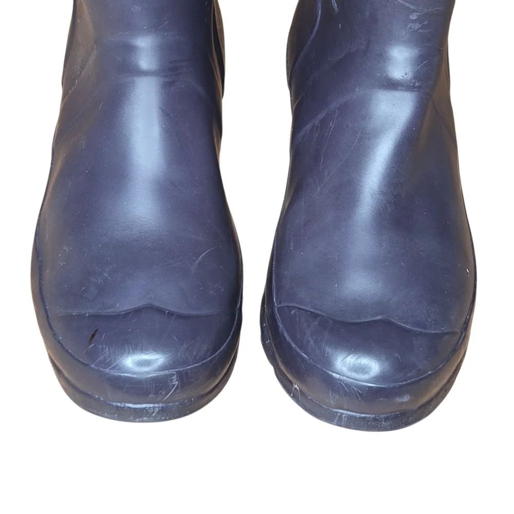 Hunter Womens Purple Waterproof Rubber Original Tall Rain Boots Size 7